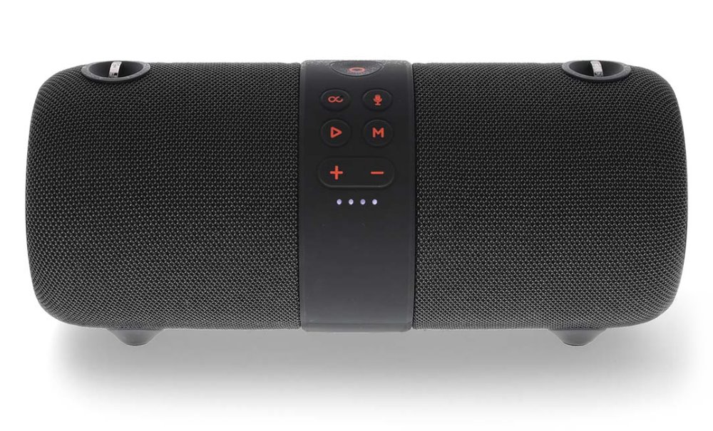 NEDIS reproduktor/ 2.0/ výkon 40 W/ Bluetooth/ AUX/ USB-C/ USB/ černý