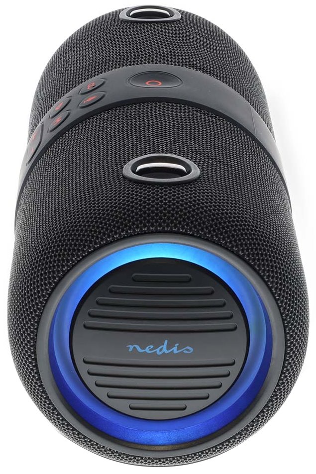 NEDIS reproduktor/ 2.0/ výkon 40 W/ Bluetooth/ AUX/ USB-C/ USB/ černý