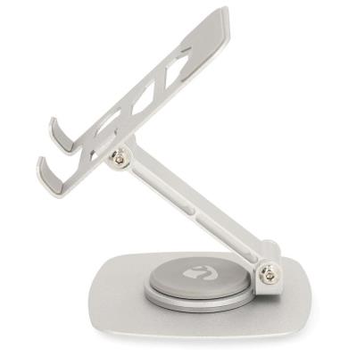 NEDIS stojan na telefon/ univerzální/ Full Motion/ natočení 360 °/ hliník/ stříbrný
