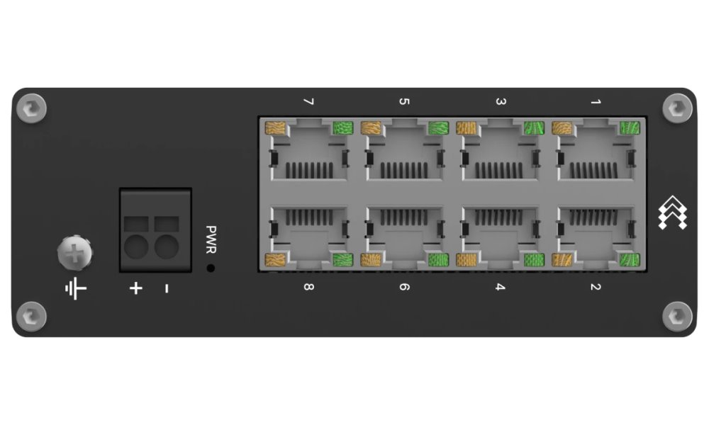 Teltonika TSW030 průmyslový nemanažovaný switch, 8x 10/100, bez zdroje