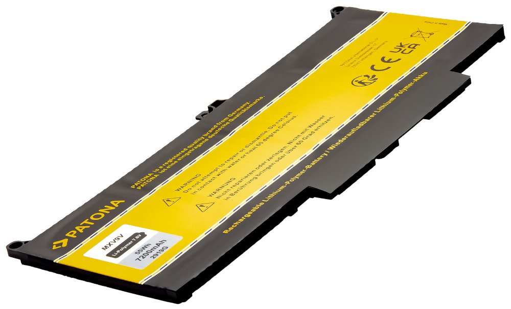 PATONA baterie pro ntb DELL Latitude 13 5300/7300 7200mAh Li-Pol 7,6V MXV9V