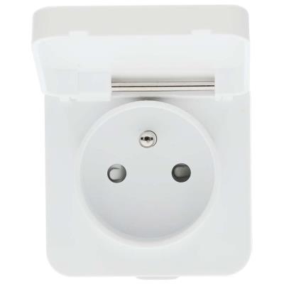 NEDIS chytrá zásuvka/ venkovní/ 16A/ Zigbee 3.0/ francouzský typ E/ IP44/ měřič výkonu/ Android/ iOS/ Nedis® SmartLife