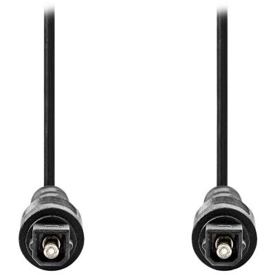 NEDIS optický audio kabel/ TosLink zástrčka - TosLink zástrčka/ černý/ bulk/ 3m