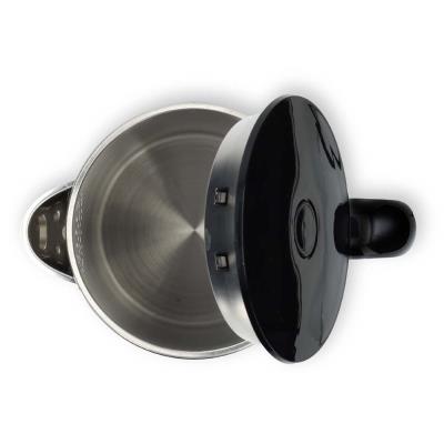 NEDIS rychlovarná konvice KAWK362EBK/ objem 1,7 l/ displej/ otáčení o 360°/ spotřeba 2200 W/ hliník/ plast/ černá