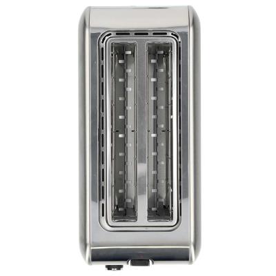 NEDIS topinkovač/ 2 otvory/ 7 úrovní nastavení/ funkce rozmrazování/ hliník/ 1450 W/ stříbrný