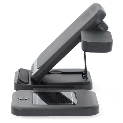 NEDIS bezdrátová nabíječka 3 v 1/ 15 W/ LED indikace provozu/ USB-A/ USB-C/ černá/ kabel 1m