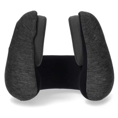 NEDIS bezdrátová sluchátka + mikrofon/ Over-Ear/ BT/ cestovní polštář/ výdrž 11 hod/ hlasového ovládání/ USB-C/ antracit