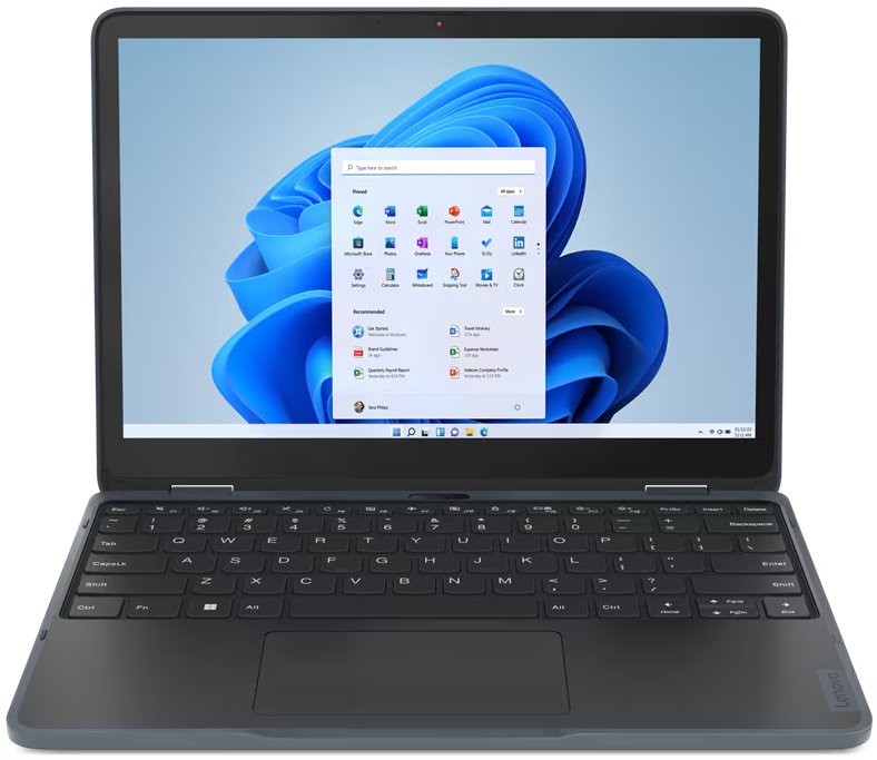 Lenovo 500w G4/ N100/ 4GB DDR5/ 128GB SSD/ Intel UHD/ 12,2"WUXGA touch/ W11P/ šedý