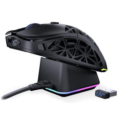 Endorfy myš LIV Plus Wireless / PAW3395 / Khail GM 8.0 / bezdrátová / ultralehká / dockovací stanice / černá