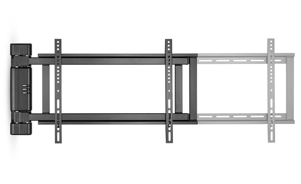 NEDIS nástěnný TV držák/ 32 - 75 "/ nosnost 50 kg/ motorizovaný/ otočný/ vzdálenost od stěny 56 mm/ dálkové ovl./ ocel