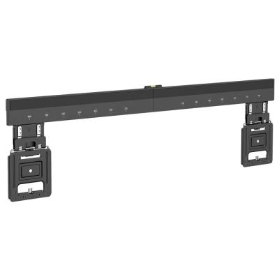 NEDIS nástěnný TV držák/ 43 - 100"/ nosnost 75 kg/ vzdálenost od stěny 9,50 mm/ fixní/ ocel/ černý