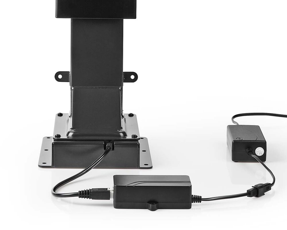 NEDIS stojan na TV/ 37 - 80"/ nosnost 60 kg/ motorizovaný/ provedení do skříně/ zdvih 68 - 158 cm/ DO/ ocel/ černý