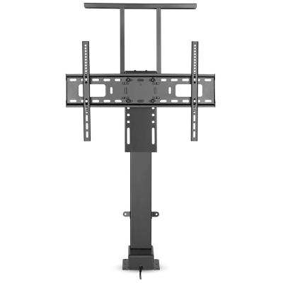 NEDIS stojan na TV/ 37 - 80"/ nosnost 60 kg/ motorizovaný/ provedení do skříně/ zdvih 68 - 158 cm/ DO/ ocel/ černý