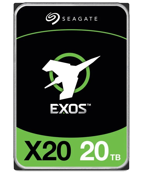 SEAGATE Exos X20 20TB HDD / ST20000NM007D  / SATA / 3,5" / 7200 rpm / 256 MB / 512E/4KN