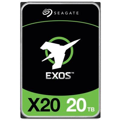SEAGATE Exos X20 20TB HDD / ST20000NM007D  / SATA / 3,5" / 7200 rpm / 256 MB / 512E/4KN