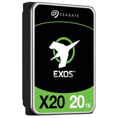 SEAGATE Exos X20 20TB HDD / ST20000NM007D  / SATA / 3,5" / 7200 rpm / 256 MB / 512E/4KN