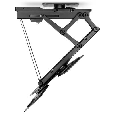 NEDIS stropní TV držák/ 23 - 65 "/ nosnost 30 kg/ motorizovaný/ otočný/ naklápěcí/ vzdálenost od stropu 140 mm/ DO/ ocel