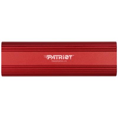 PATRIOT TRANSPORTER Lite 512GB Portable SSD / USB 3.2 Gen2 / USB-C / externí / hliníkové tělo / červený