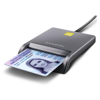 AXAGON čtečka kontaktních smart karet USB-A (eObčanka) / Smart Card / CRE-SM3T / USB 2.0 / 1,3m