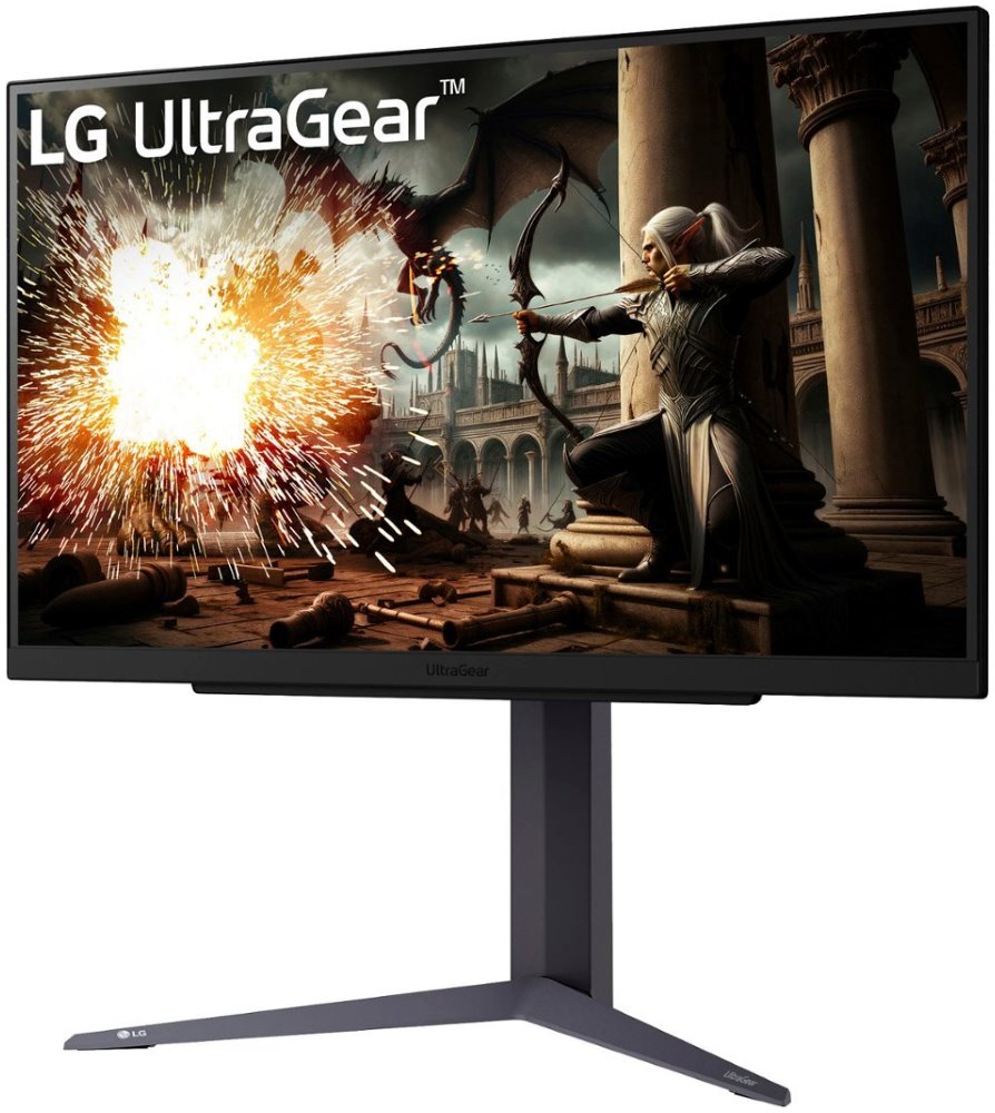 LG monitor 27GS75Q-B  IPS 27"/ 2560x1440 / 180Hz/ 300cdm / 1ms/ 1000:1/DP/HDMI/pivot/ výškově nastavitelný