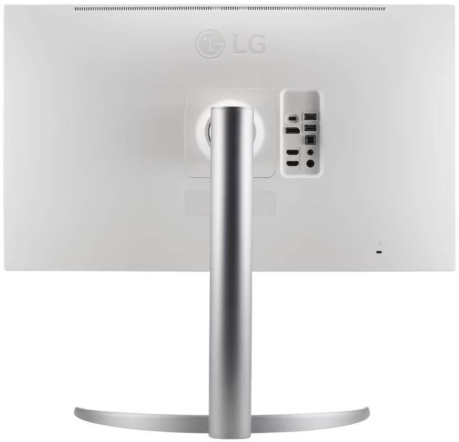 LG monitor 27UQ850V-W IPS 4K / 3840x2160 / 5ms / 2000:1 / 400cd / HDMI / DP / USB-C/ repro /pivot / výškově nastav./bílý