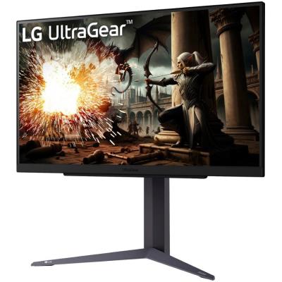 LG monitor 27GS75Q-B  IPS 27"/ 2560x1440 / 180Hz/ 300cdm / 1ms/ 1000:1/DP/HDMI/pivot/ výškově nastavitelný