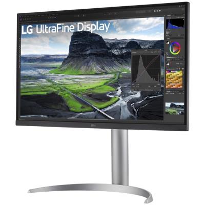 LG monitor 27UQ850V-W IPS 4K / 3840x2160 / 5ms / 2000:1 / 400cd / HDMI / DP / USB-C/ repro /pivot / výškově nastav./bílý