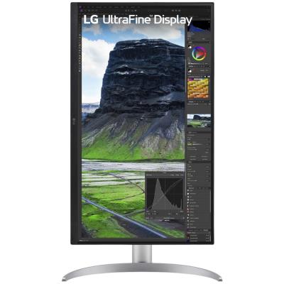LG monitor 27UQ850V-W IPS 4K / 3840x2160 / 5ms / 2000:1 / 400cd / HDMI / DP / USB-C/ repro /pivot / výškově nastav./bílý