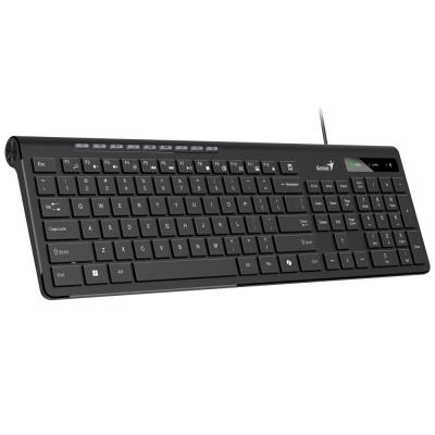 GENIUS Slimstar 230 II/ Drátová/ Copilot/ USB/ černá/ CZ+SK layout