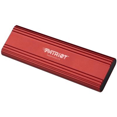 PATRIOT TRANSPORTER Lite 1TB Portable SSD / USB 3.2 Gen2 / USB-C / externí / hliníkové tělo / červený