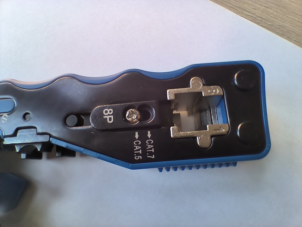 XtendLan Kleště krimpovací profi kleště RJ-45, EZ RJ-45