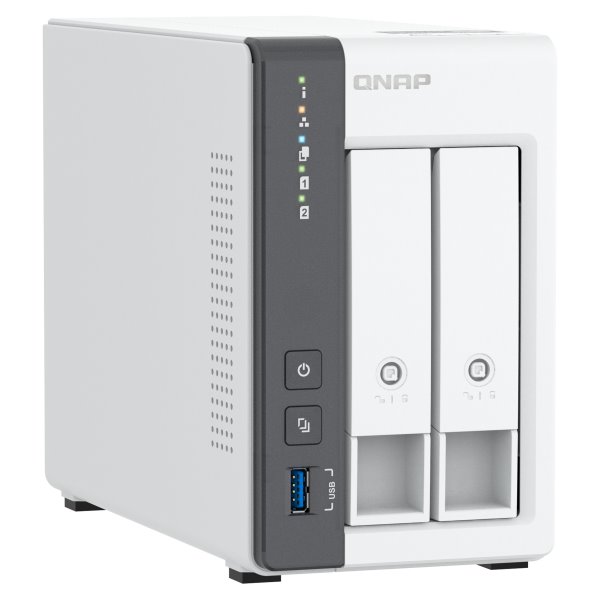 QNAP TS-216G   2x SATA, 4GB RAM, 1x GbE, 1x 2,5GbE, 2x USB 2.0, 1x USB 3.2