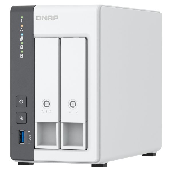 QNAP TS-216G   2x SATA, 4GB RAM, 1x GbE, 1x 2,5GbE, 2x USB 2.0, 1x USB 3.2