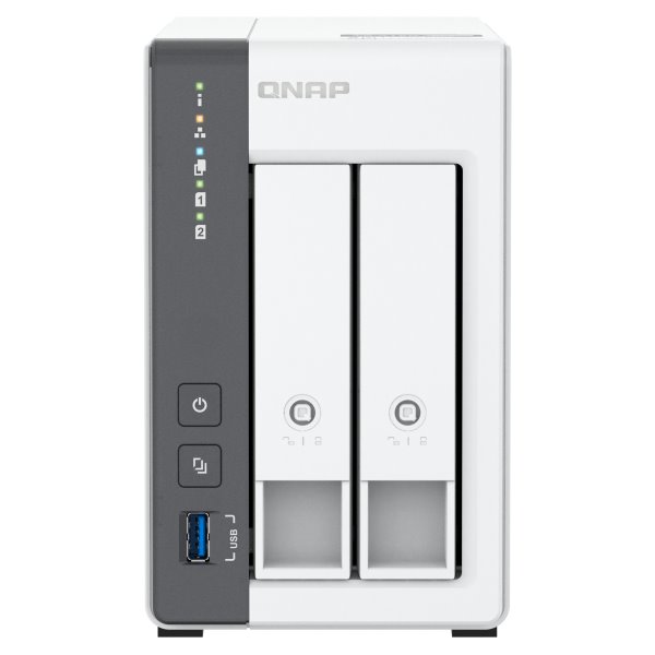 QNAP TS-216G   2x SATA, 4GB RAM, 1x GbE, 1x 2,5GbE, 2x USB 2.0, 1x USB 3.2