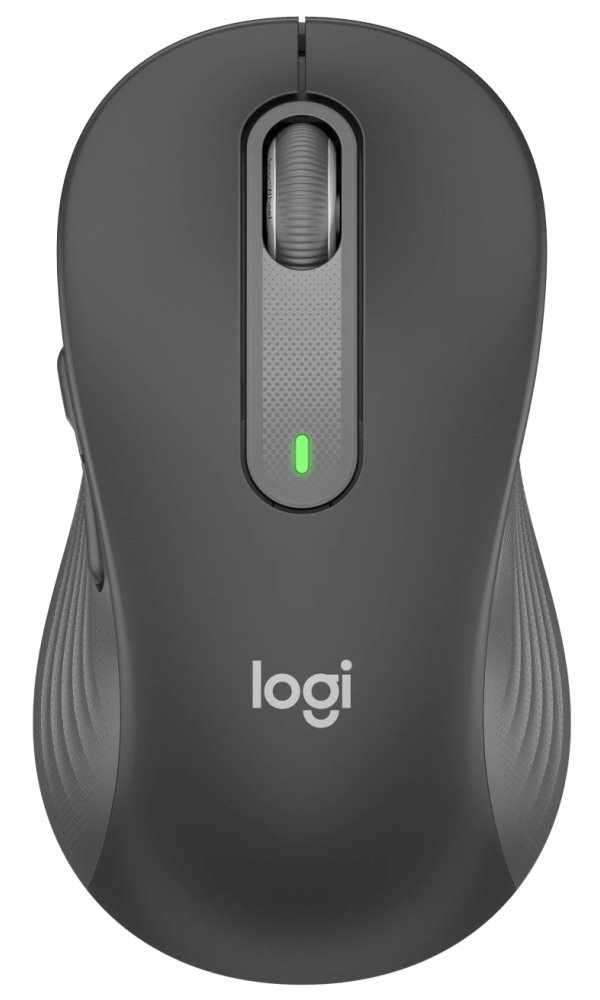 Logitech myš Signature M650 L Wireless Mouse for Business/ grafitová