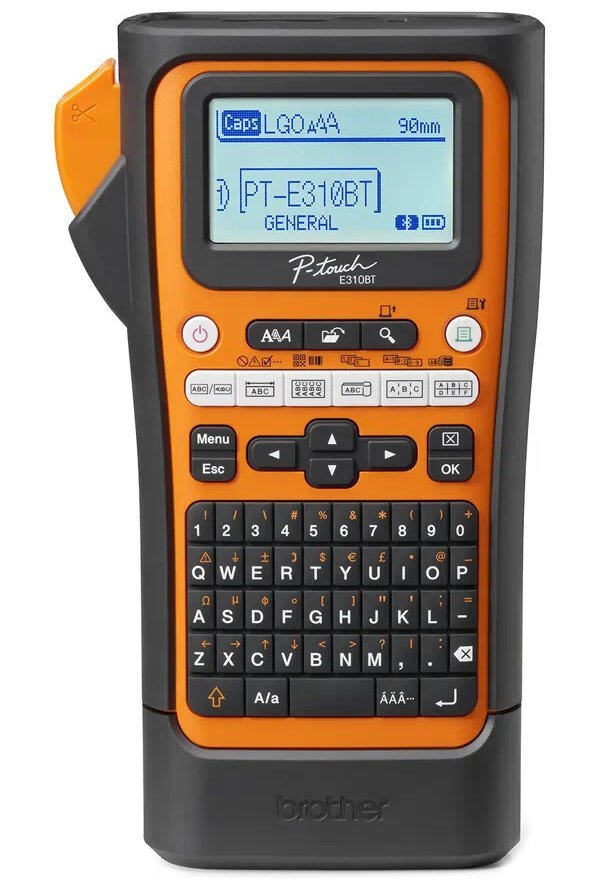 BROTHER tiskárna samolepicích štítků Brother PT-E310BTVP / 18mm / USB / bat. provoz / kufr