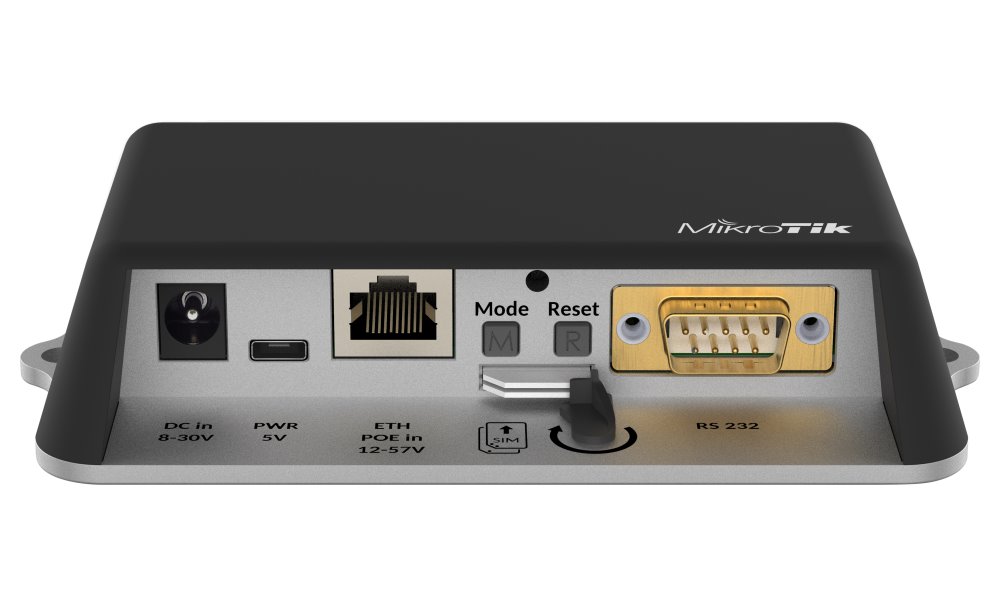 MikroTik LtAP mini LTE kit (2024), Wi-Fi 2,4 GHz b/g/n, 2/3/4G (LTE) modem, 3,5 dBi, 2x SIM slot, GPS, LAN, L4