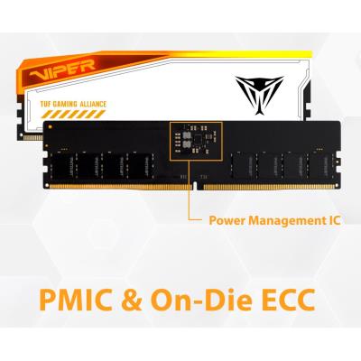 PATRIOT VIPER ELITE 5 TUF GAMING RGB HS 32GB DDR5 6600MT/s / DIMM / CL34 / 1,4V / Kit 2x 16GB