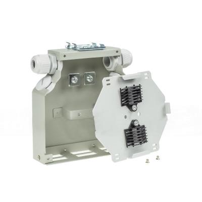 XtendLan mini rozvadeč na DIN lištu, 6x SC Duplex, 4 vstupní otvory, krytka