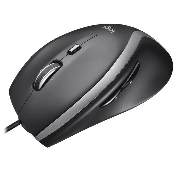 Logitech myš M500s/Kancelářská/Optická/Pro praváky/4 000DPI/Drátová USB/Černá