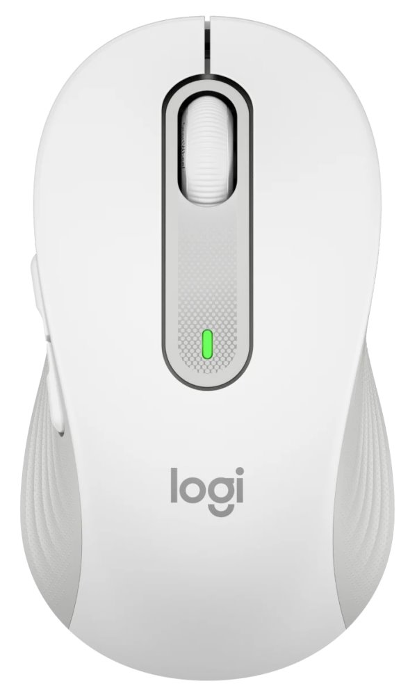 Logitech myš Signature M650 for Business/Kancelářská/Laserová/Pro praváky/4 000DPI/Bezdrátová USB + BT/ bílá