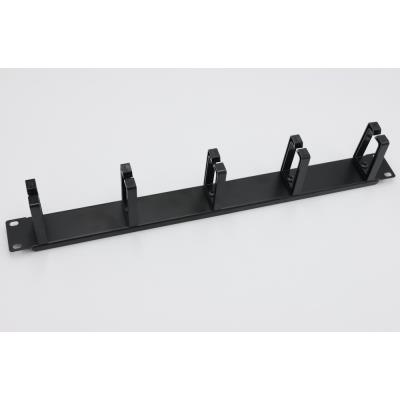 XtendLan Vyvazovací panel 1U, plastové úchyty 5x