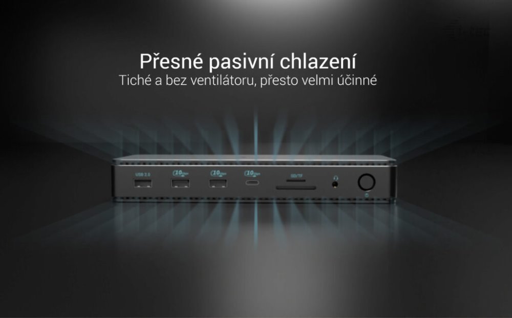 i-tec dokovací stanice Gen3 Thunderbolt4 2x Display, 7x USB, 2.5 GLAN, Power Delivery 92 W
