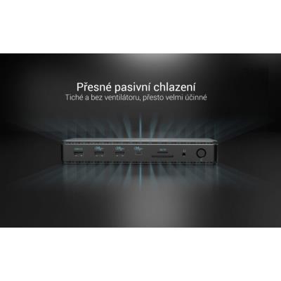 i-tec dokovací stanice Gen3 Thunderbolt4 2x Display, 7x USB, 2.5 GLAN, Power Delivery 92 W