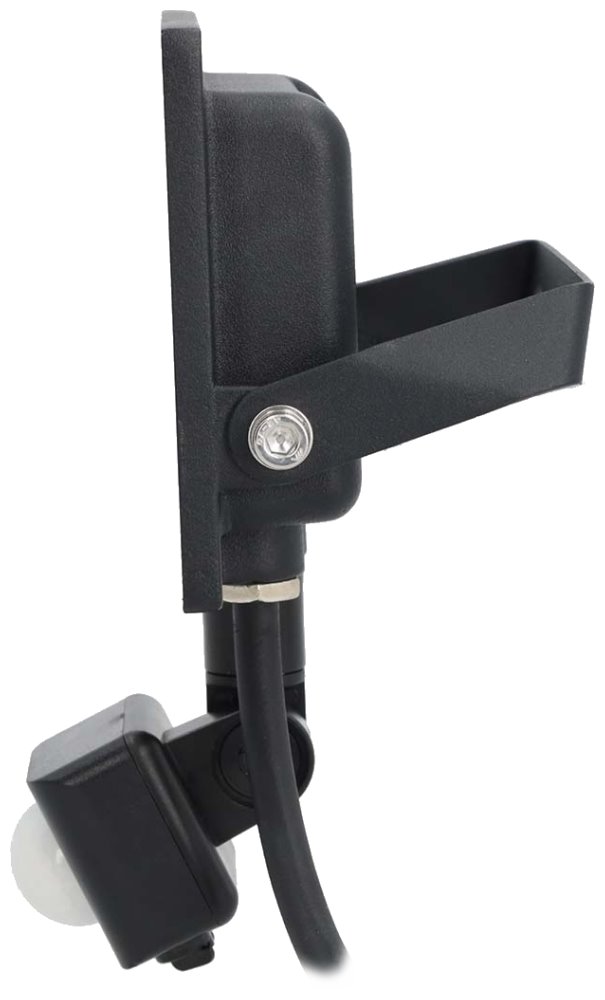 NEDIS LED reflektor se senzorem/ 4000 K/ 1620 lm/ IP44/ energetická třída F/ kabel 1 m/ černý