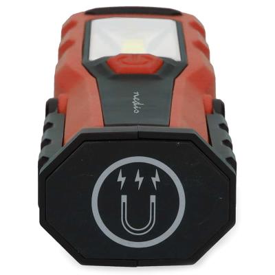 NEDIS pracovní svítilna/ 300 lm/ dosah 20 m/ výdrž 6 h/ napájení z baterie (vestavěná Li-Ion)/ 5 V DC/ 4 W/ USB-C/ černo