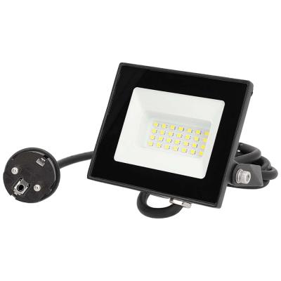 NEDIS LED reflektor/ 4000 K/ 1620 lm/ IP65/ energetická třída F/ kabel 1 m/ černý