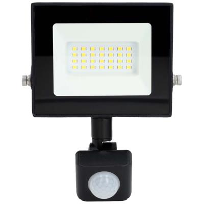 NEDIS LED reflektor se senzorem/ 4000 K/ 1620 lm/ IP44/ energetická třída F/ kabel 1 m/ černý