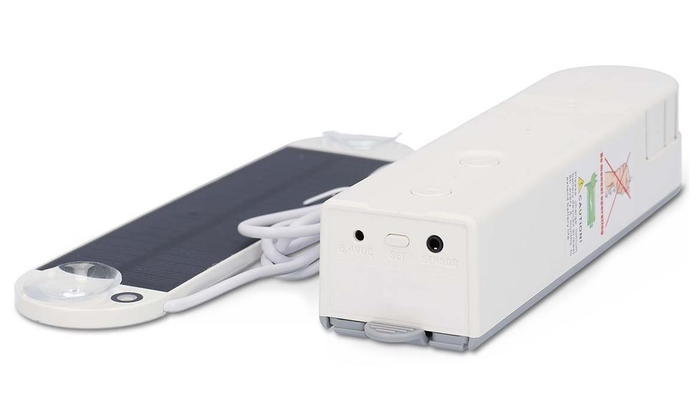 NEDIS chytrý motor (robot) se závěsem/ kabelový systém/ panelové závěsy/ římské rolety/ napájení z USB/ 2000 mAh/ BT/ bí