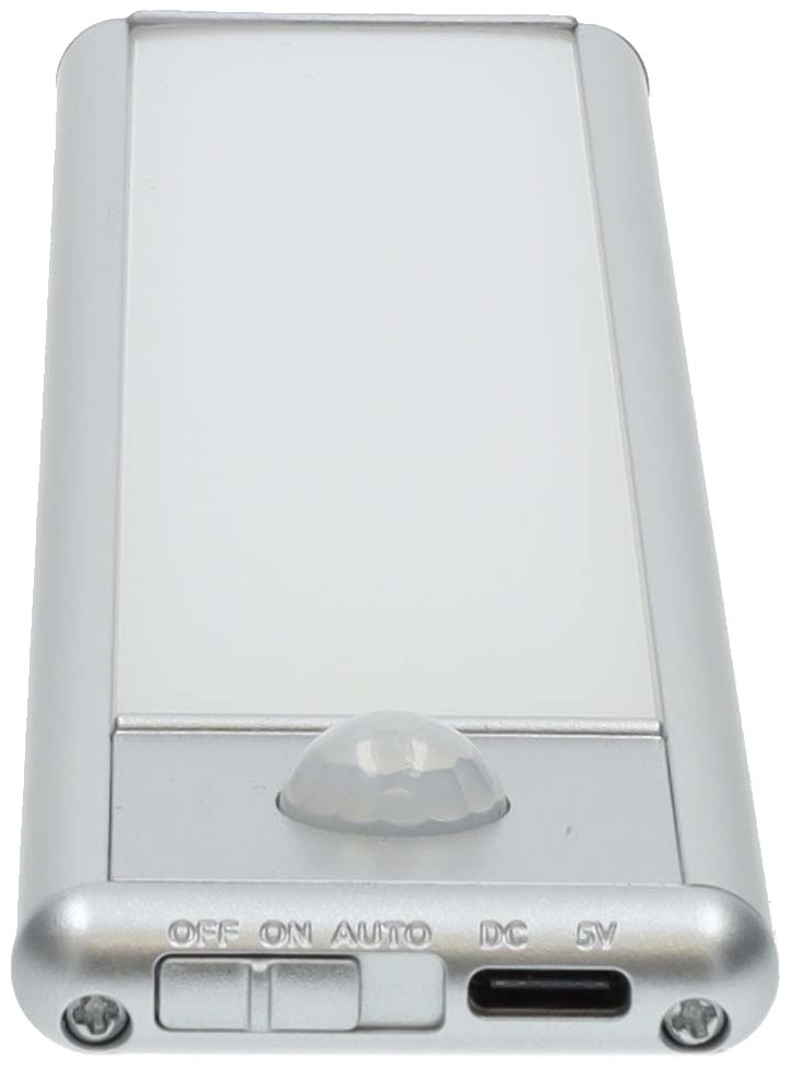 NEDIS skříňové světlo/ 3000 K/ 110 lm/ světelný senzor/ provozní doba 10 h/ napájení z baterie/ 5 V DC/ USB-C/ kabel 30